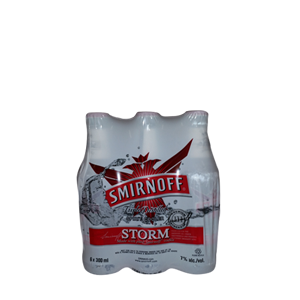 Smirnoff Storm 340 ml Dumpy x 24